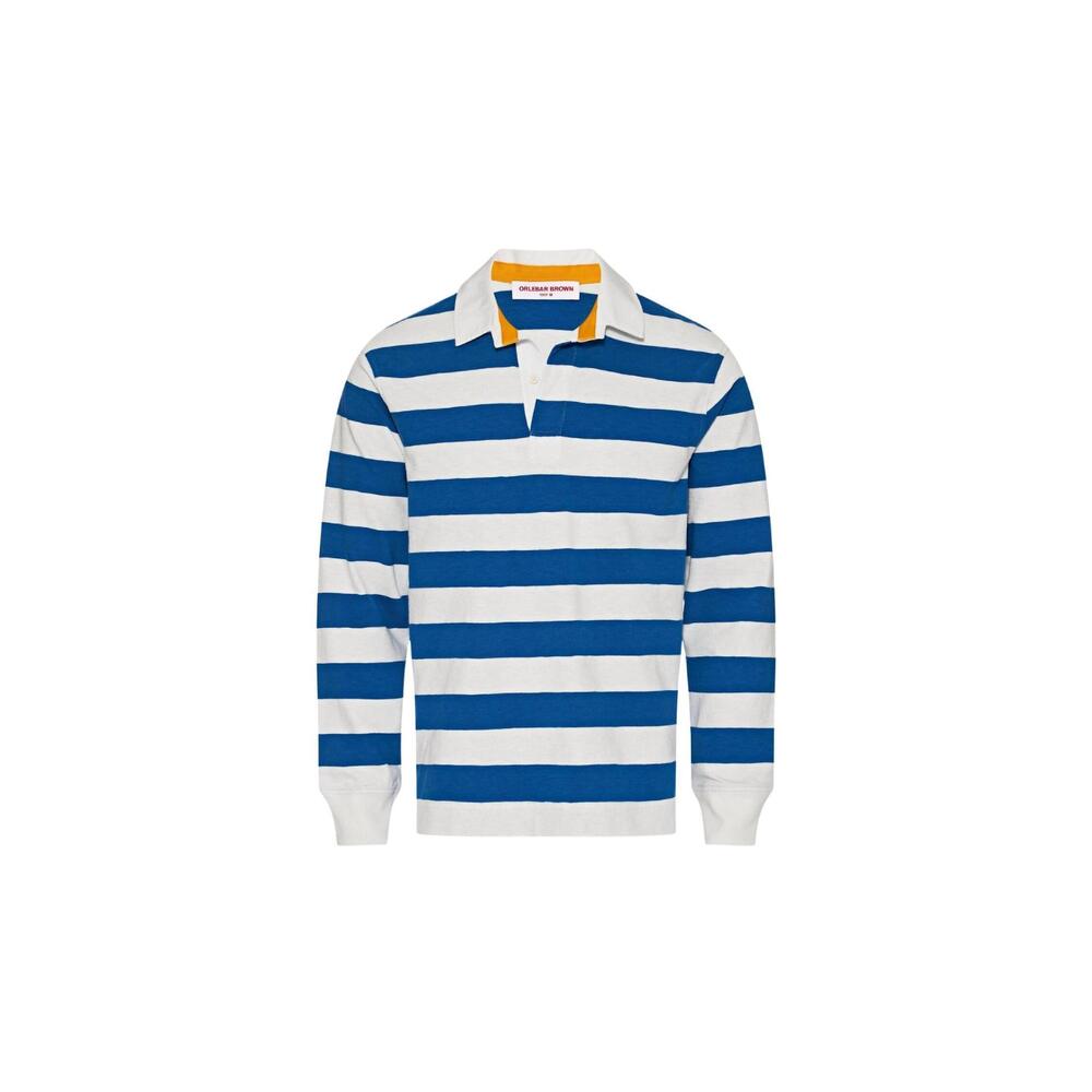 NEW ORLEBAR BROWN boy's rory top in signal blue sea mist